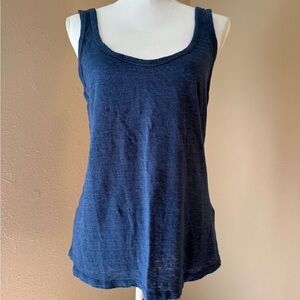 Ag Adriano Goldschmied Blue Relaxed Tank Top